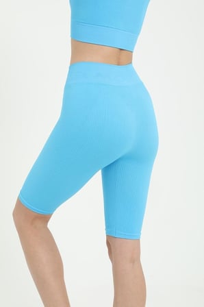 Seamless Spor Tayt Crop Takım AÇIK MAVİ-S