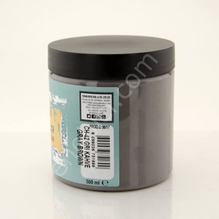 Very Chalky Mobilya Boyası 500 ml. CH42 Gri Kahve