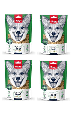Wanpy Kurutulmuş Dana Ciğeri Köpek Ödülü 40 Gr. X 4 Adet