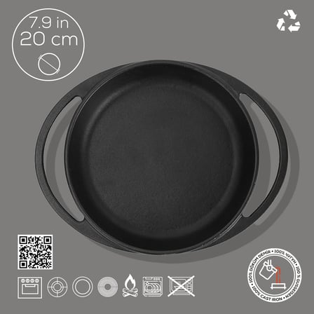 Döküm Mini Yuvarlak Çap 20, Tava