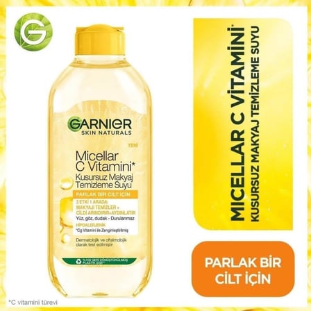 Micellar C Vitamini Kusursuz Makyaj Temizleme Suyu (400 ml)