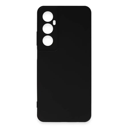 Realme C65 Kılıf First Silikon - Siyah
