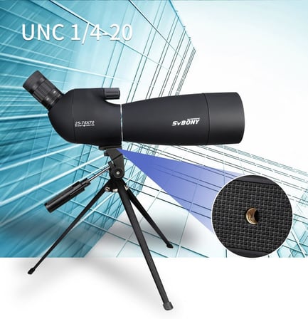 SVBONY SV28 75X Zoom Teleskop Monoküler Su Geçirmez Dürbün Çanta + Tripod ve Telefon Tutucu Hediyeli