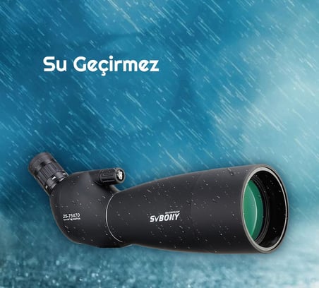 SVBONY SV28 75X Zoom Teleskop Monoküler Su Geçirmez Dürbün Çanta + Tripod ve Telefon Tutucu Hediyeli