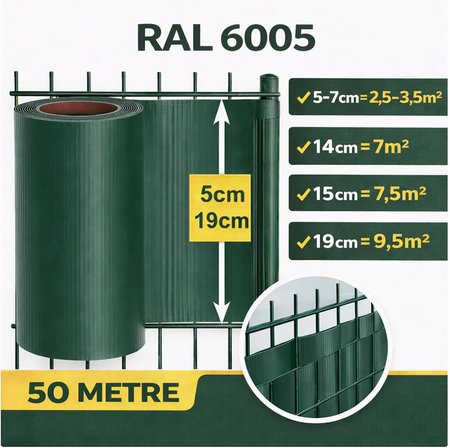 50 metre (14cm, Yeşil)