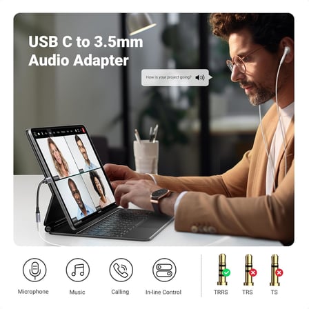 Ugreen Type-C to 3.5mm Jack Aux Dönüştürücü Kablo