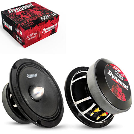 DYNAMAT AZAP-16 Oto Midrange 16cm 150 Watt 2 Adet