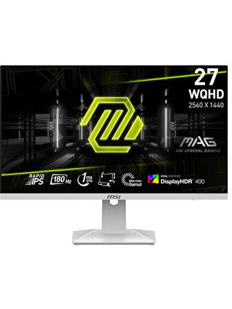 MSI MAG 274QRFW 27" 1 ms 2K Pivot IPS 180 Hz Oyuncu Monitörü