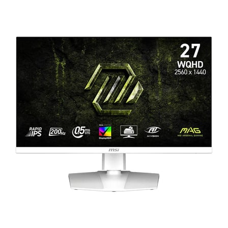 MSI MAG 274QRFW E20 27" 0.5 ms 2K Pivot IPS 200 Hz Oyuncu Monitörü - Outlet