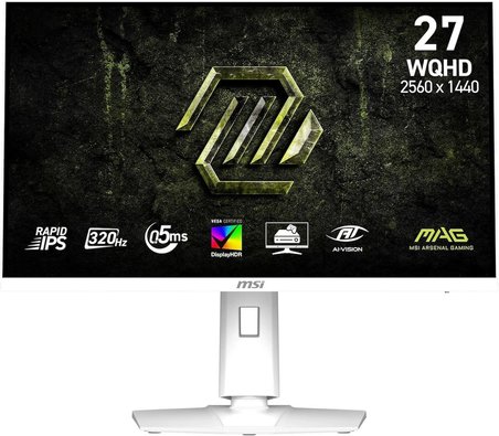 MSI MAG 274QRFW X32 27" 0.5 ms 2K Pivot IPS 320 Hz Oyuncu Monitörü