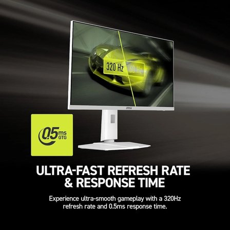 MSI MAG 274QRFW X32 27" 0.5 ms 2K Pivot IPS 320 Hz Oyuncu Monitörü