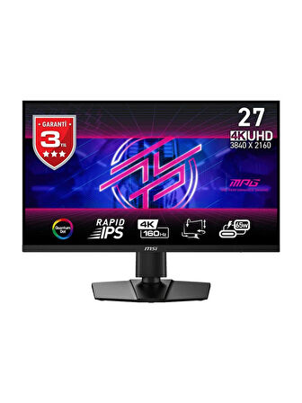 MSI MPG 274URF QD 27" 0.5 ms 4K Pivot IPS 160 Hz Oyuncu Monitörü