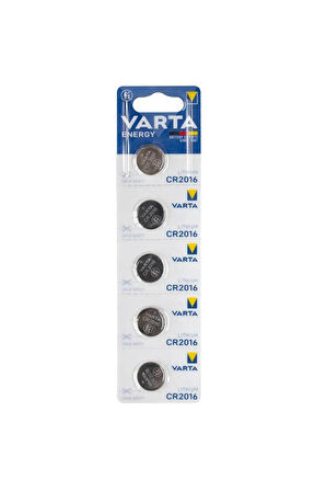 DXT VARTA CR2016 LİTYUM PİL (5Lİ PAKET FİYATI)