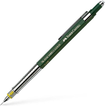 Vario Lüx Versatil Kalem, 0.5 mm Uç, Sertlik Ayarlı Metal Uç, Silgili, Ergonomik Tutuş, Yeşil