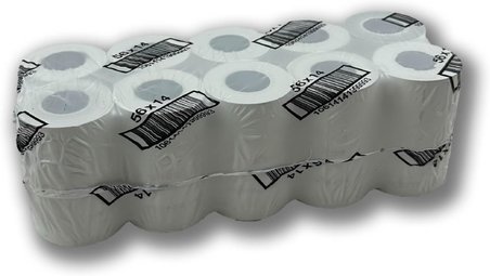1 Paket56x16 Termal Pos Rulosu 10'lu Paket, Adisyon Rulosu, Termal Yazıcı Kağıdı, Bilgi Fişi