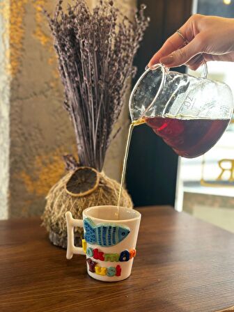 Balık Figürlü İsimli Fincan Kupa Mug