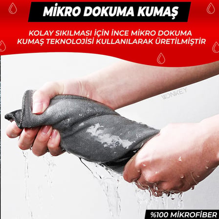 - Oto Yıkama Süngeri ve Araba Kurulama Havlusu, Mikrofiber Araç Yıkama Rus Bezi ve Sünger (2'li Paket)