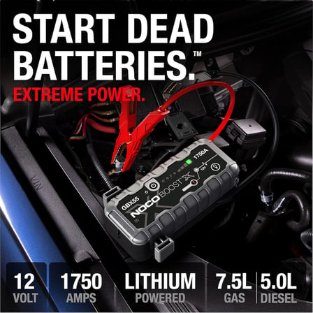 GBX55 12V 1750Amp Ultrasafe Lityum Akü Takviye + Powerbank + Led Lamba