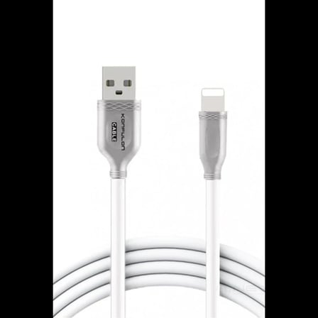 Konfulon S48 Lightning Kablo iphone Uyumlu 1M 3A - Beyaz
