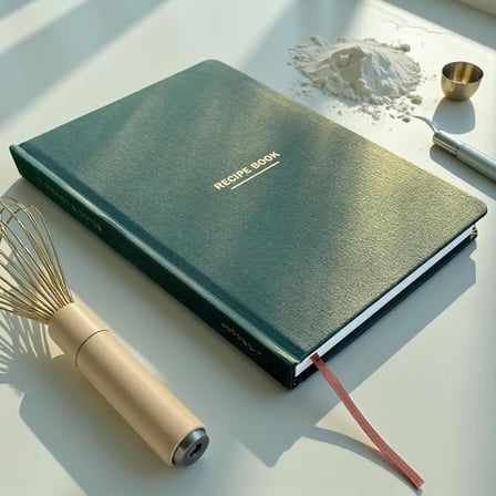 Tarif Defteri – A5 Boyutunda Sert Kapaklı 100+ Tariflik Recipe Journal, Ölçü Tablosu, Not Alanı, İndeks ve Şef Soruları (Yeşil)