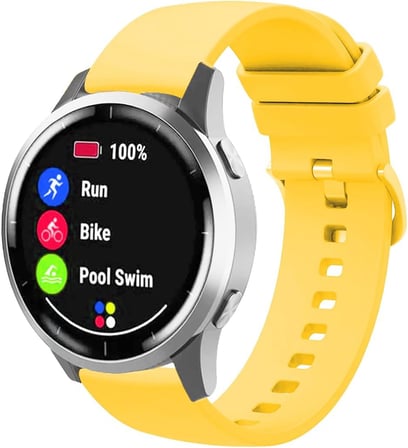 Samsung Galaxy Watch 3 41mm ile Uyumlu Kordon Jel Silikon Tokalı Kayış