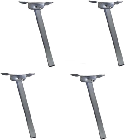 4 Adet Masa Sehpa Sofra Ayağı Metal Katlanır Ayak 50 cm