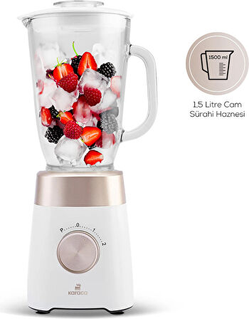 Karaca Multiblend Smoothie Blender Krem 1000w
