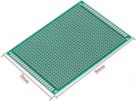 Alkatronik 9x15cm 54x34 Proto Pcb Pertenaks Elektronik Devre Prototip Deney Kartı Fr4 Kaliteli Delikli Plaket