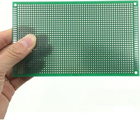 Alkatronik 9x15cm 54x34 Proto Pcb Pertenaks Elektronik Devre Prototip Deney Kartı Fr4 Kaliteli Delikli Plaket