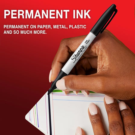 Fine Permanent Markör, 12'li Karışık Paket