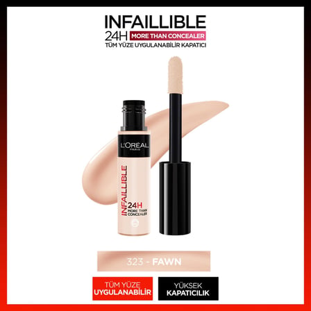 L'Oreal Paris Infaillible Tüm Yüze Uygulanabilir Kapatıcı - 323 Fawn