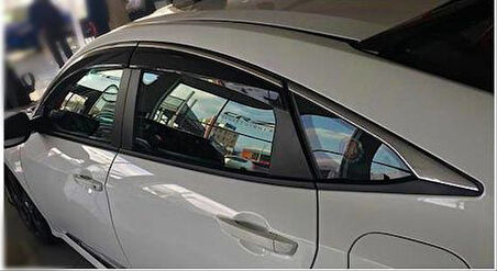 Honda Civic FC5 2016-2020 Cam Rüzgarlığı Krom Çıta