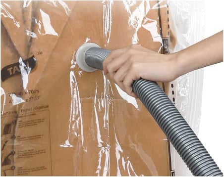 Vakumlu Hurç, Dolap Düzenleyici Elbise Saklama Poşeti,%80 Yer Tasarrufu,1adet 90x60cm,1adet 105x70cm,1adet 145x70cm (Elbise Seti 3'lü)