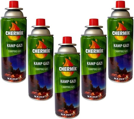 5 Li Kamp Ocağı Tüpü Pürmüz Gaz Kartuş Seti Beşli Pürmüz Gazı 5 Adet Kamp Gazı Kartuş Seti