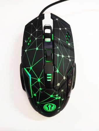GMX7 RGB Gaming Mouse, 7 Tuşlu, Kablolu USB, Gökkuşağı LED Aydınlatmalı, Optik Oyuncu Mouse, Stalker Warrior Siyah