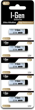 27A Pil 5'li Paket 12V MN27 (27A / A27 / L828)