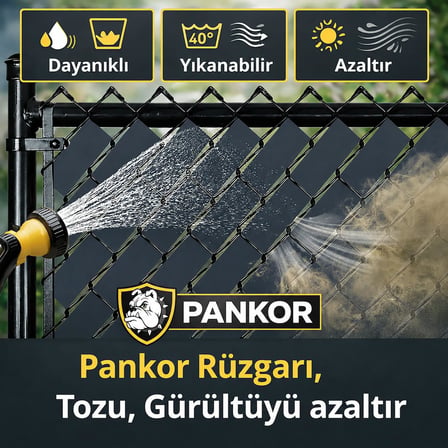 Örgü Tel Koruma, Kapatma, Gizlilik Bantları, Pvc Çit Şeridi (50 metre) (5cm, Antrasit)