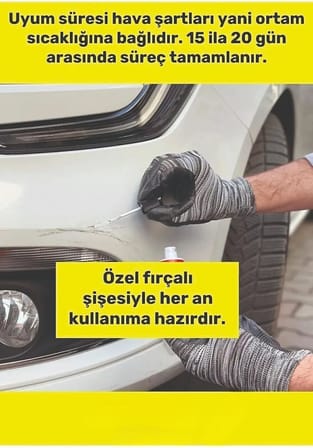 Premium Taş İzi Çizik Giderici Opel Meriva 40R Olimpik Beyaz Uyumlu Oto Rötüş Boyası 30Ml, Opel Meriva 40R Olimpik White Rütüş