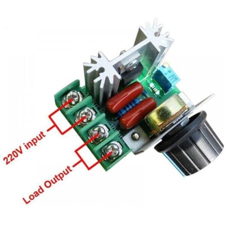 220V 2000W SCR Barındıran Hız Kontrolü Dimmer Motor Kontrolü