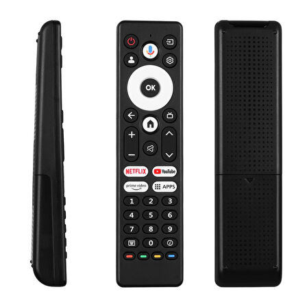 Ayt Arçelik A65 E 795 B Beko B43 D 697 B Grundig 55 GKU 700 Netflix Youtube Prime APPS Ses Komutlu Lcd Led Tv Kumanda