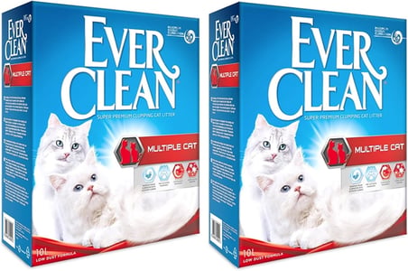 Multiple Cat Çok Kedili Topaklanan Kedi Kumu 2x10 Lt