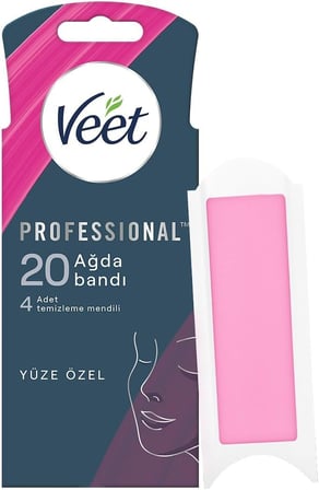 Easy Gelwax Teknoloji Normal Ciltler İçin Yüze Özel Sir Ağda Bandı (1 x 20 Adet)