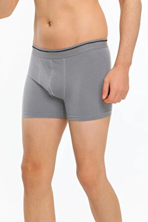 Erkek Likralı Pamuklu Boxer Özel Hijyenik Ambalajlı 5'li Paket