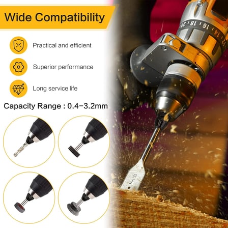 2 adet 4486 çok Chuck Dremel için 0.4-3.2mm çok hızlı değişim anahtarsız Chuck yedek aksesuarları Dremel 4486 döner araçları 4000 3000 395 8200 7700