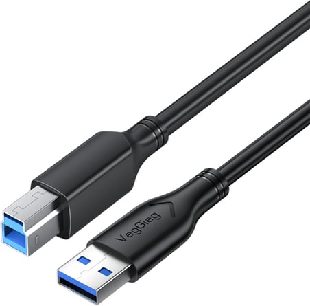 USB A Printer Tarayıcı Yazıcı Data Kablosu 5 Metre