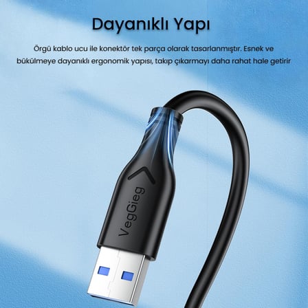 USB A Printer Tarayıcı Yazıcı Data Kablosu 5 Metre
