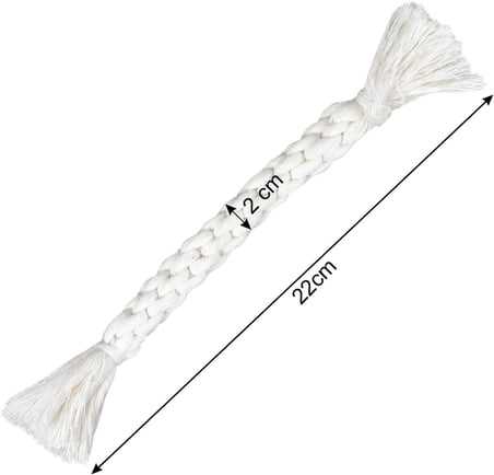 Kedi Köpek Diş Kaşıma Oyuncağı Püsküllü Boy 22 cm Kalınlık 2 cm