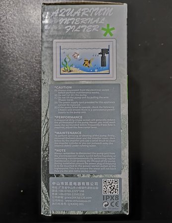 Venusaqua Vs-410F Akvaryum Iç Filtresi 400 Lt/h 4W