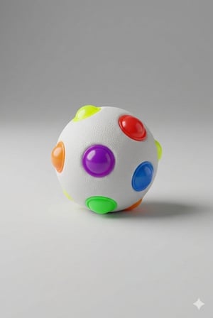 ® Disco Fever Darbeye Duyarlı Işıklı Kedi Topu 6 cm Zıplayan Hareketli Kedi Oyuncağı