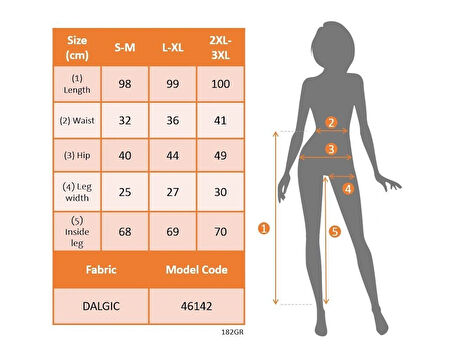 MDB Kadın Yüksek Bel önden Düğmeli Dalgıç Tayt
